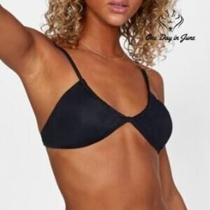 RVCA Solid Trilette Bikini Top Size L